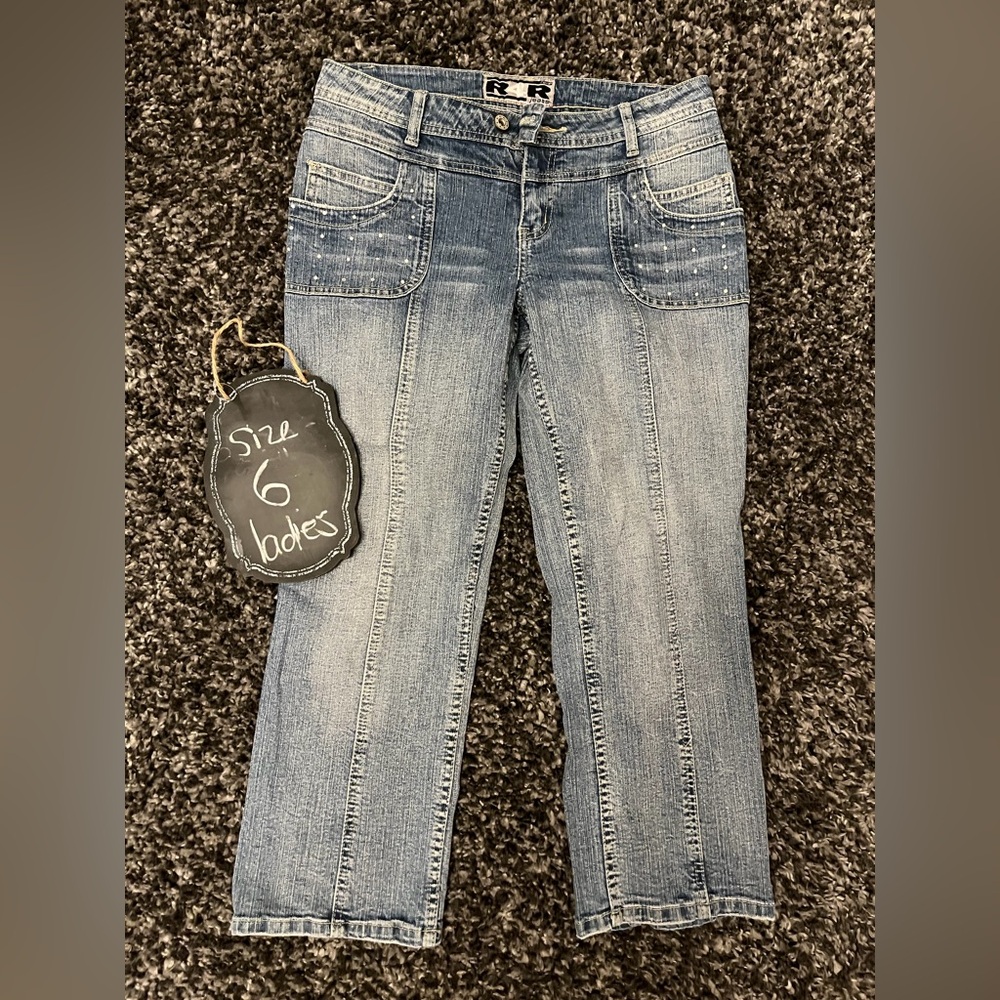 Classic Straight Leg Denim Jeans